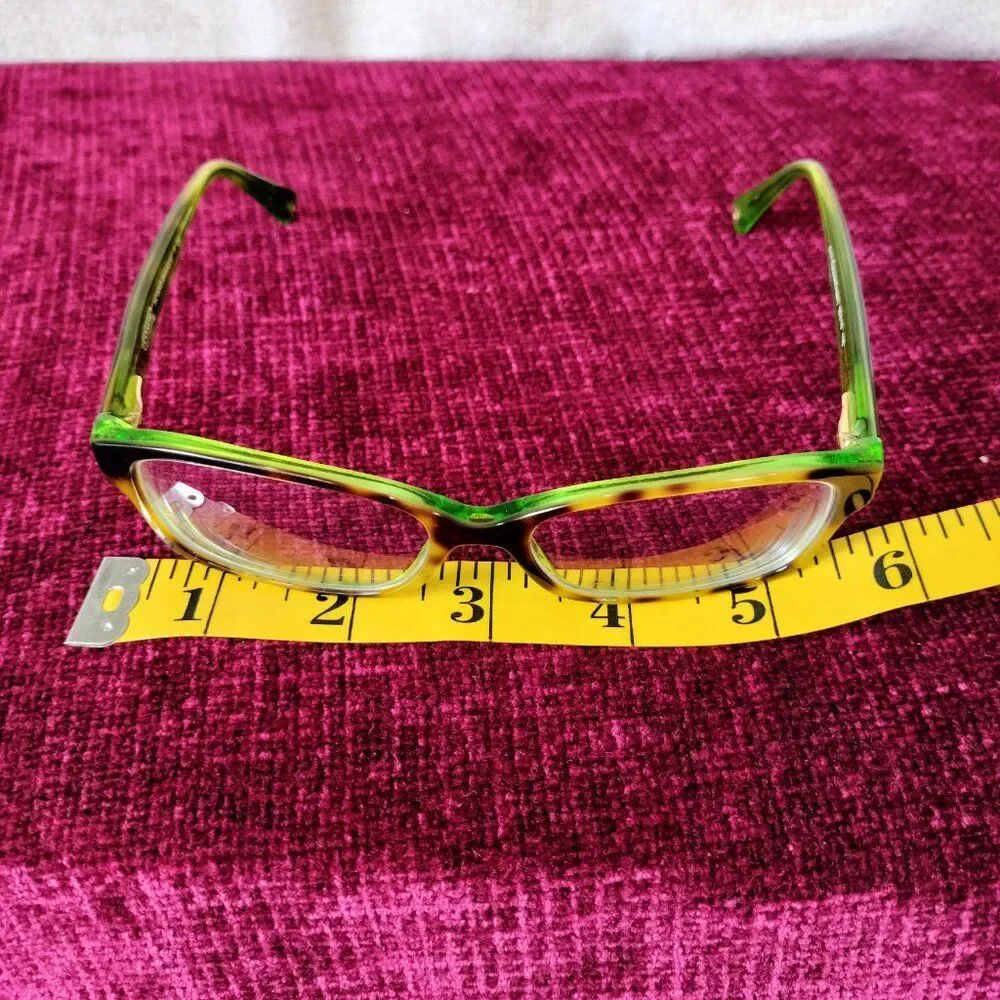 Coach Eyeglasses Frame Green Tortoise Glasses HC 6040 Brooklyn 5117 52[]16 135